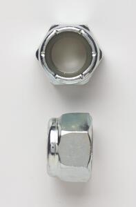 1/2-13 Nylon Insert Lock Nuts – 18-8 Stainless Steel, Pack Of 6 – External Hex, USA Style
